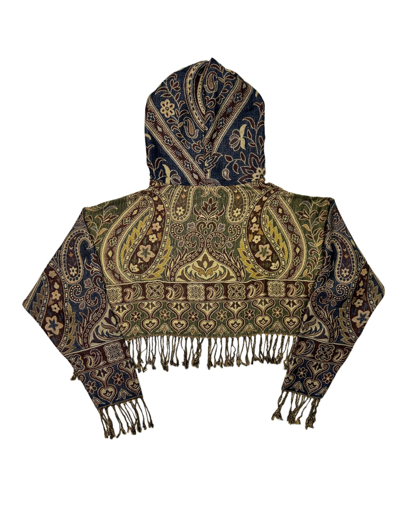 Cropped Pashmina Hoodie