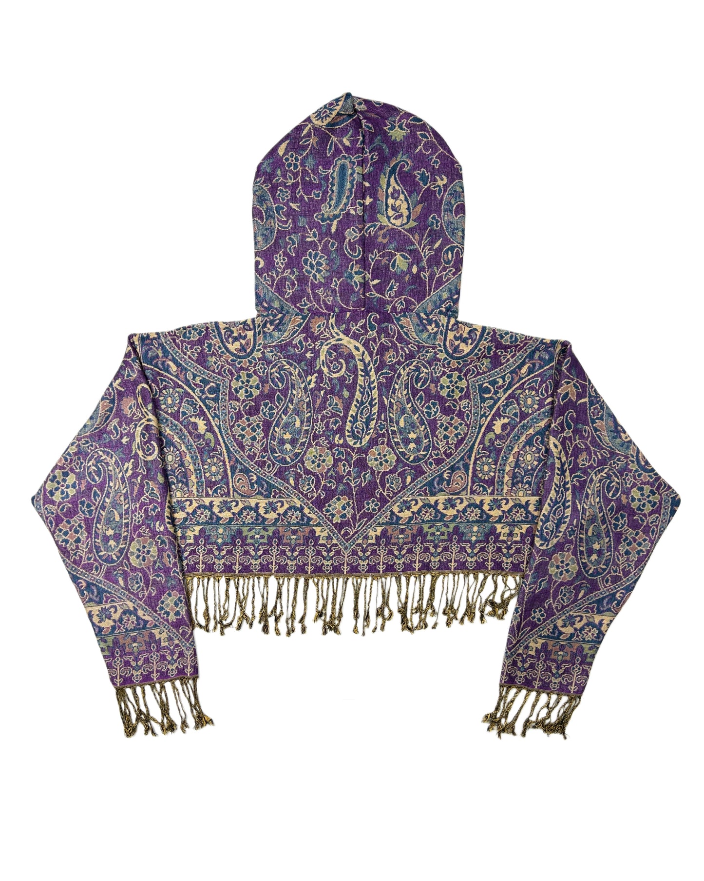 Cropped Pashmina Hoodie