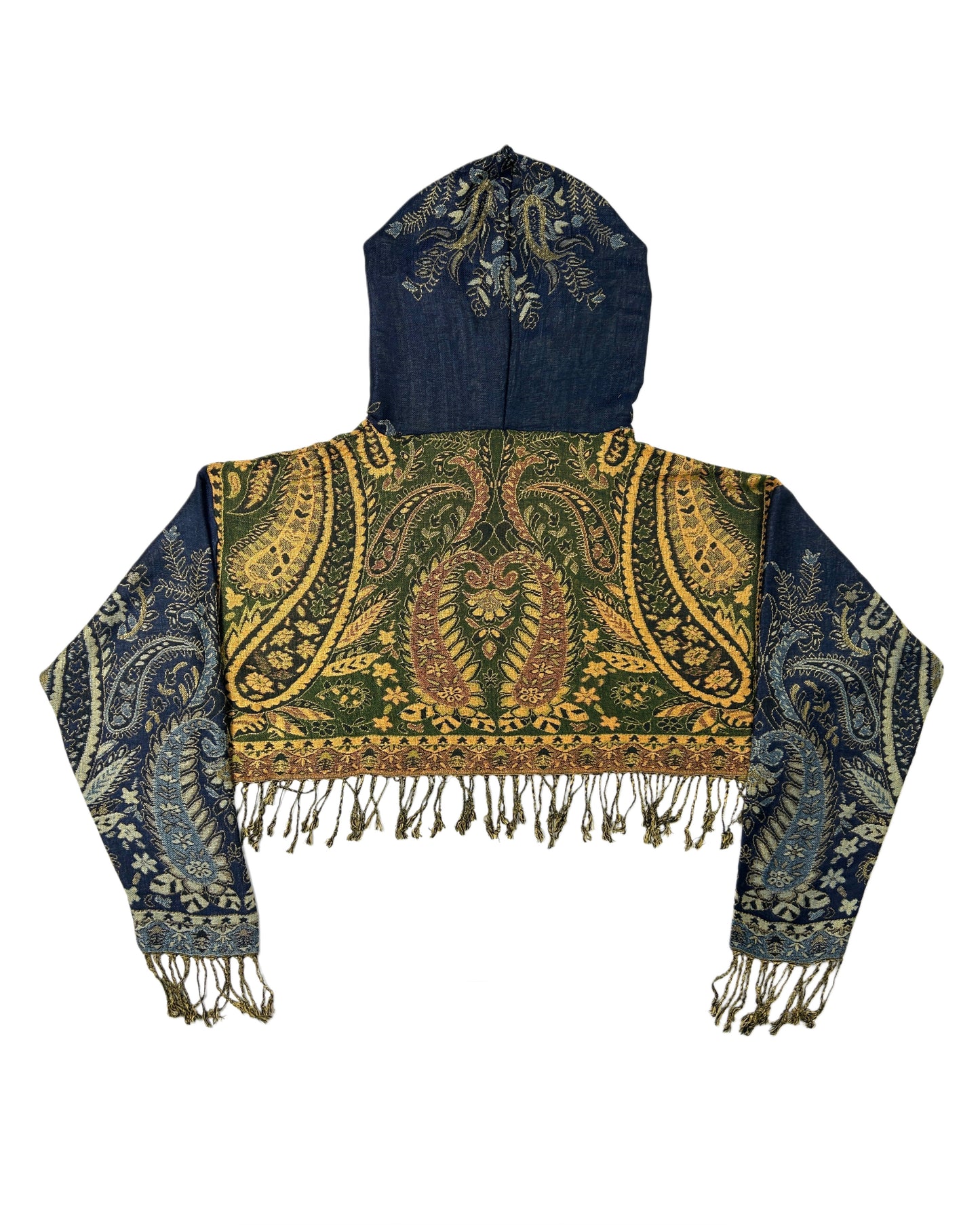 Cropped Pashmina Hoodie