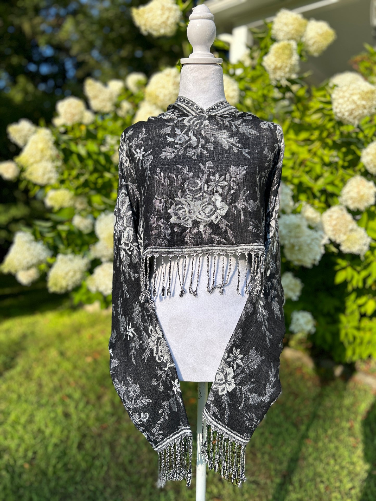 Cropped Pashmina Hoodie