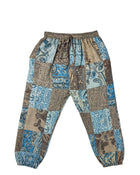 Patchwork Harem Pants