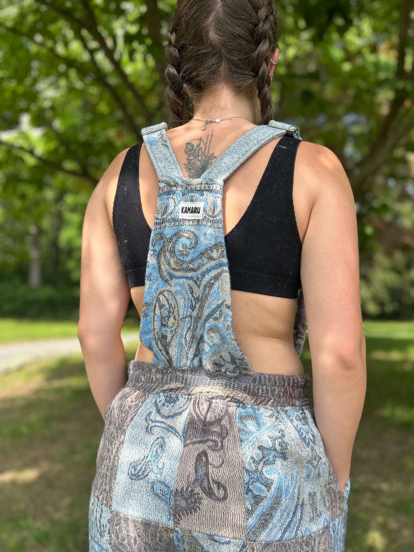 Patchwork Overalls