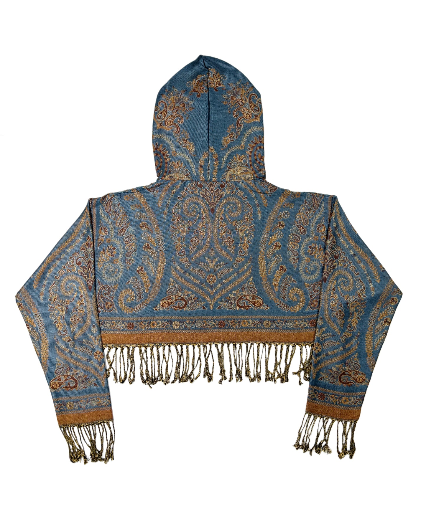 Cropped Pashmina Hoodie