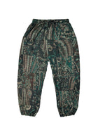 Patchwork Harem Pants
