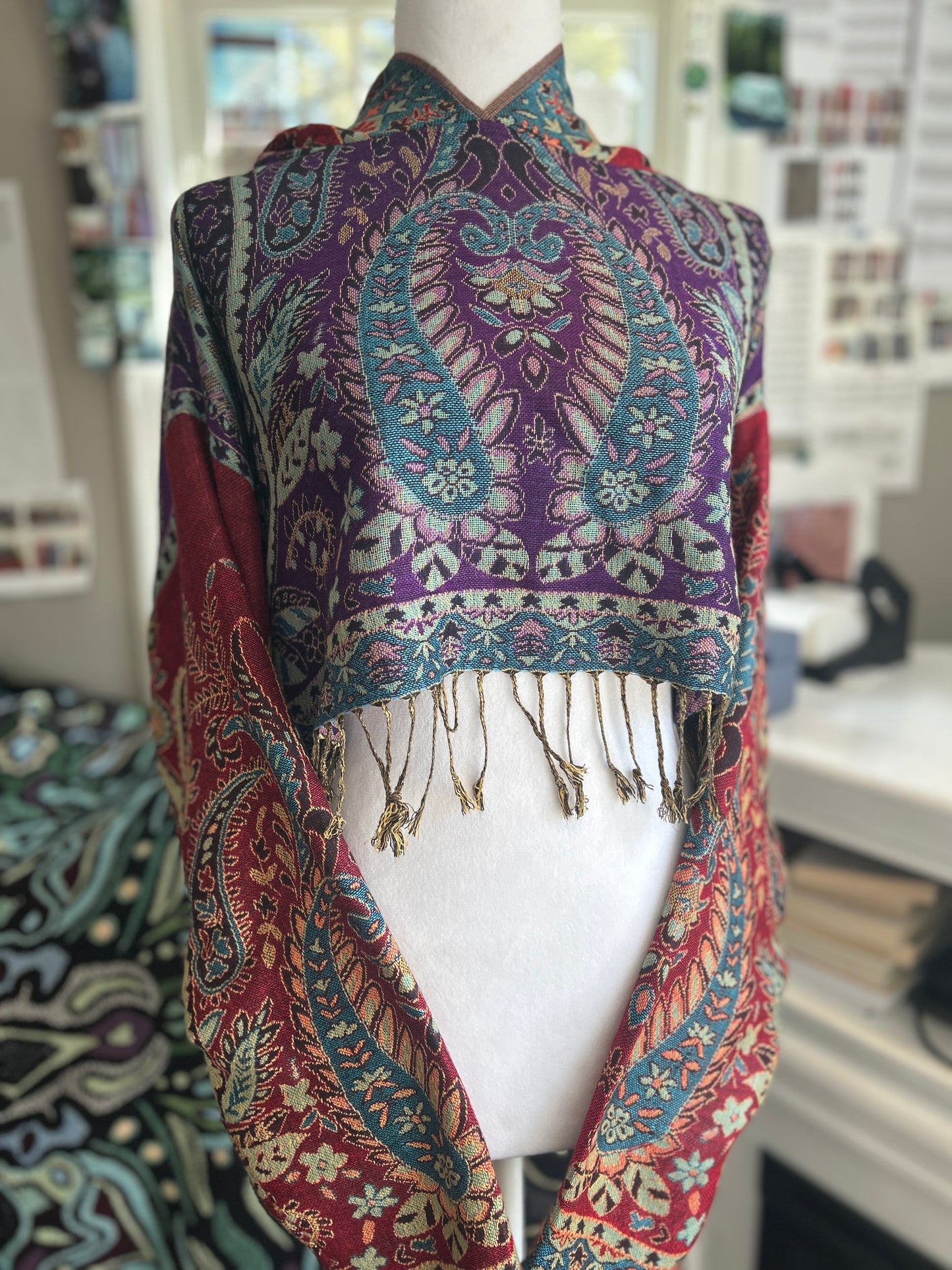 Cropped Pashmina Hoodie