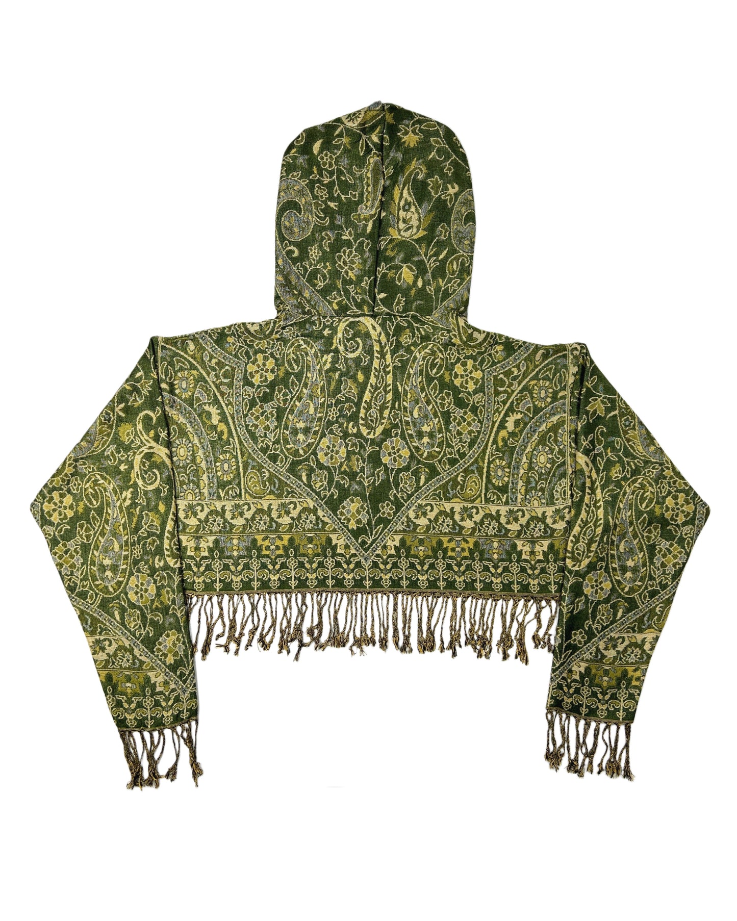 Cropped Pashmina Hoodie