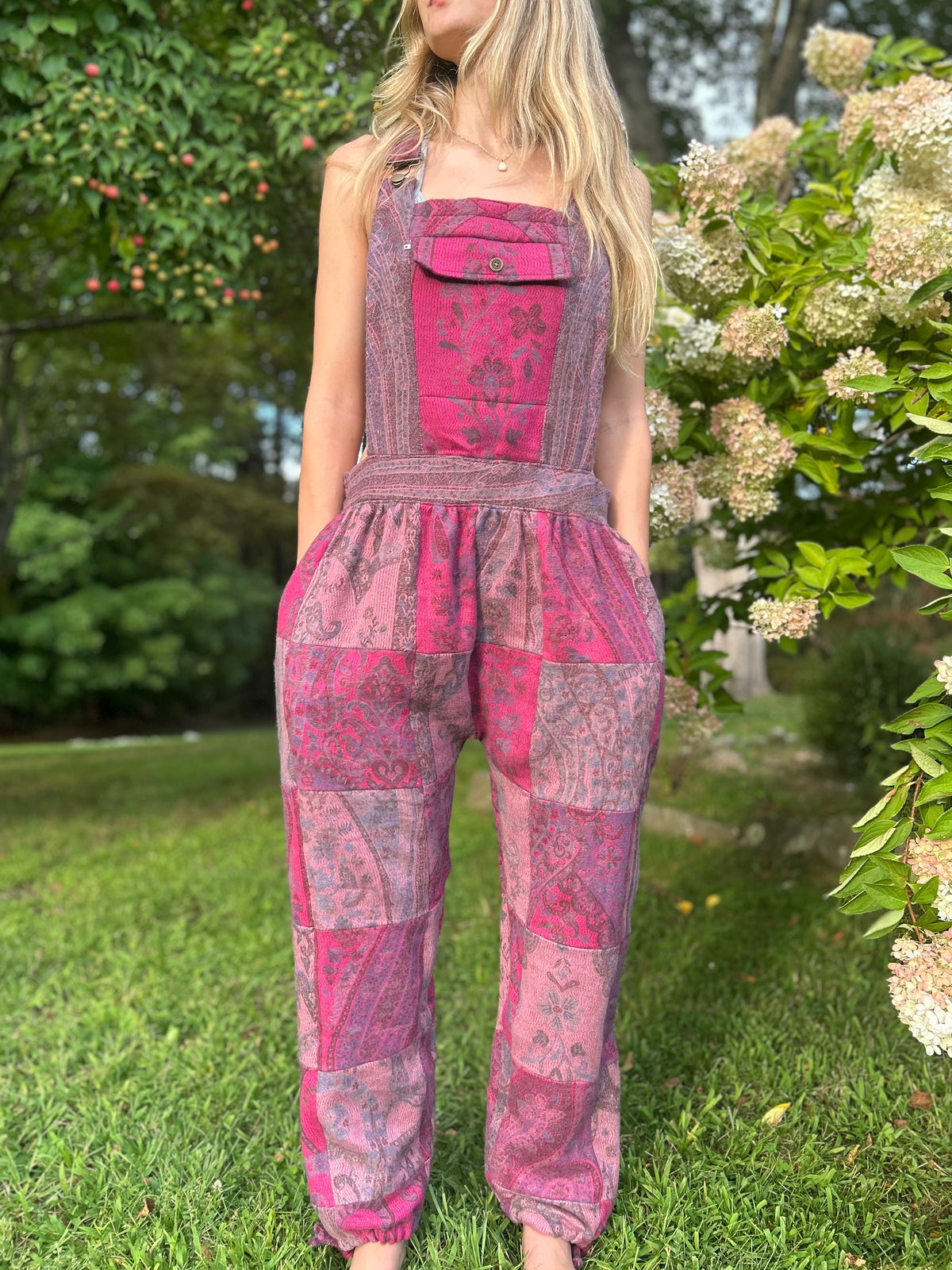 Patchwork Overalls