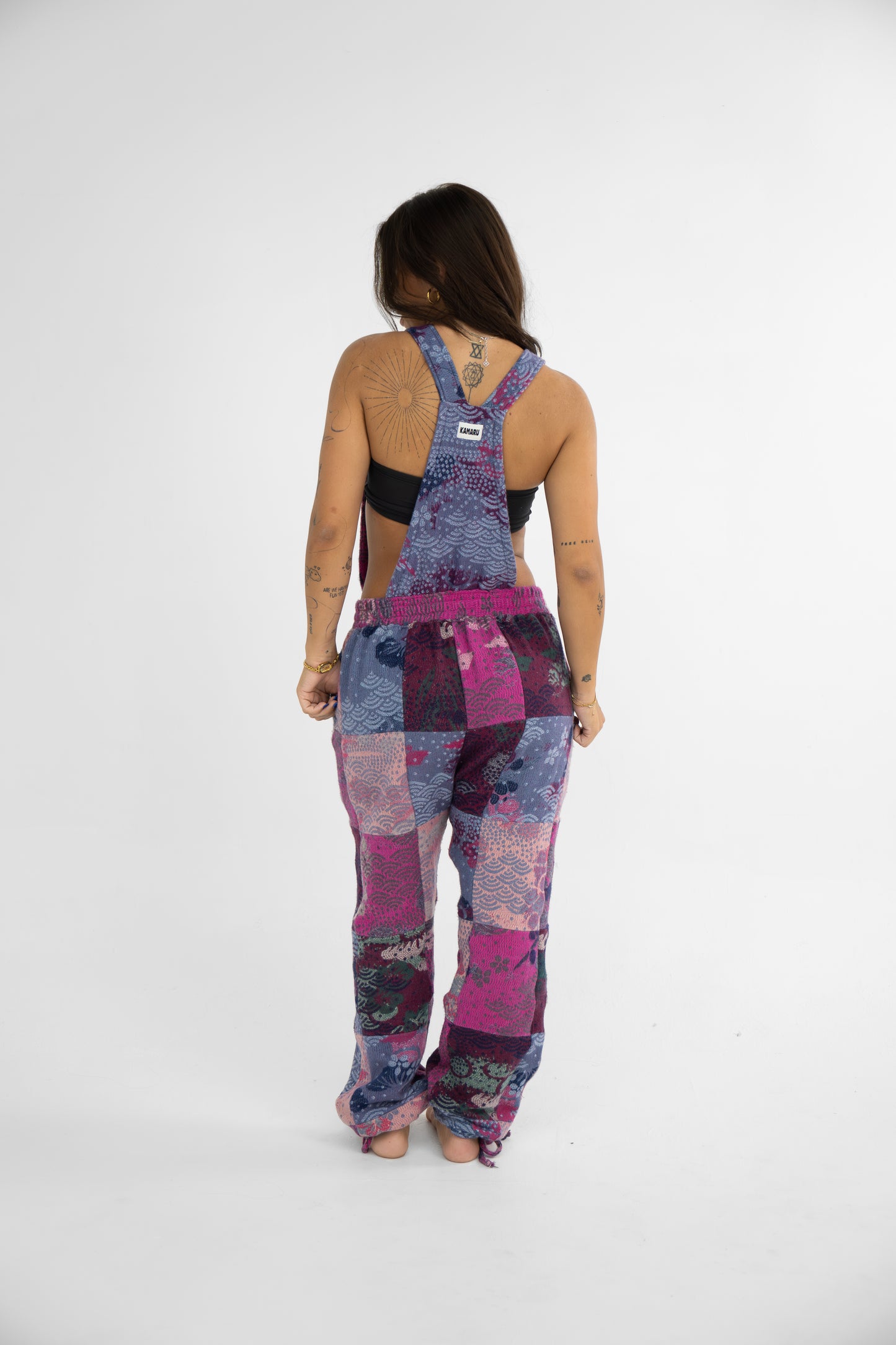Patchwork Overalls