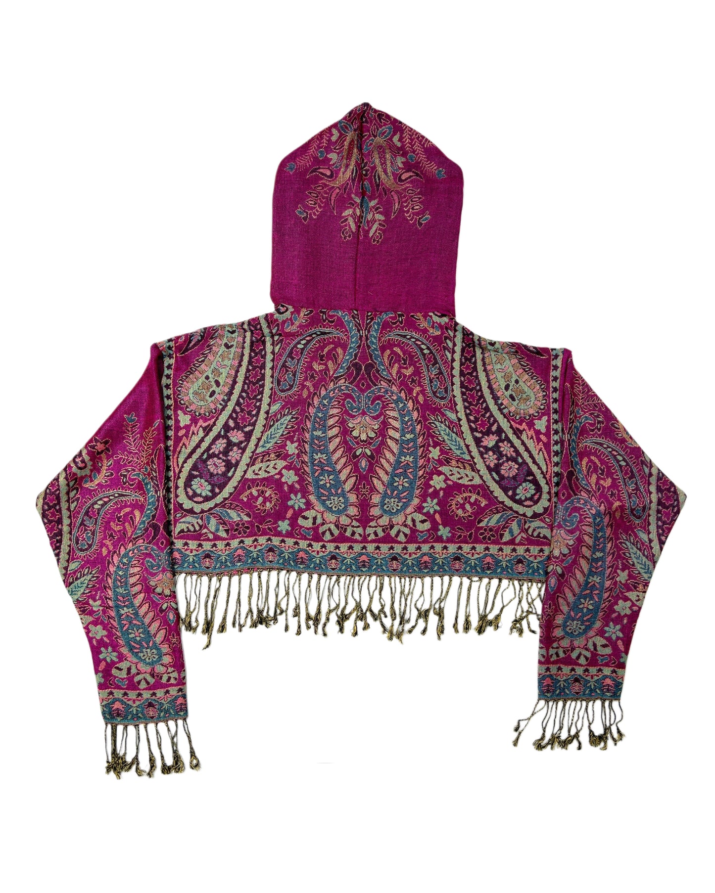 Cropped Pashmina Hoodie