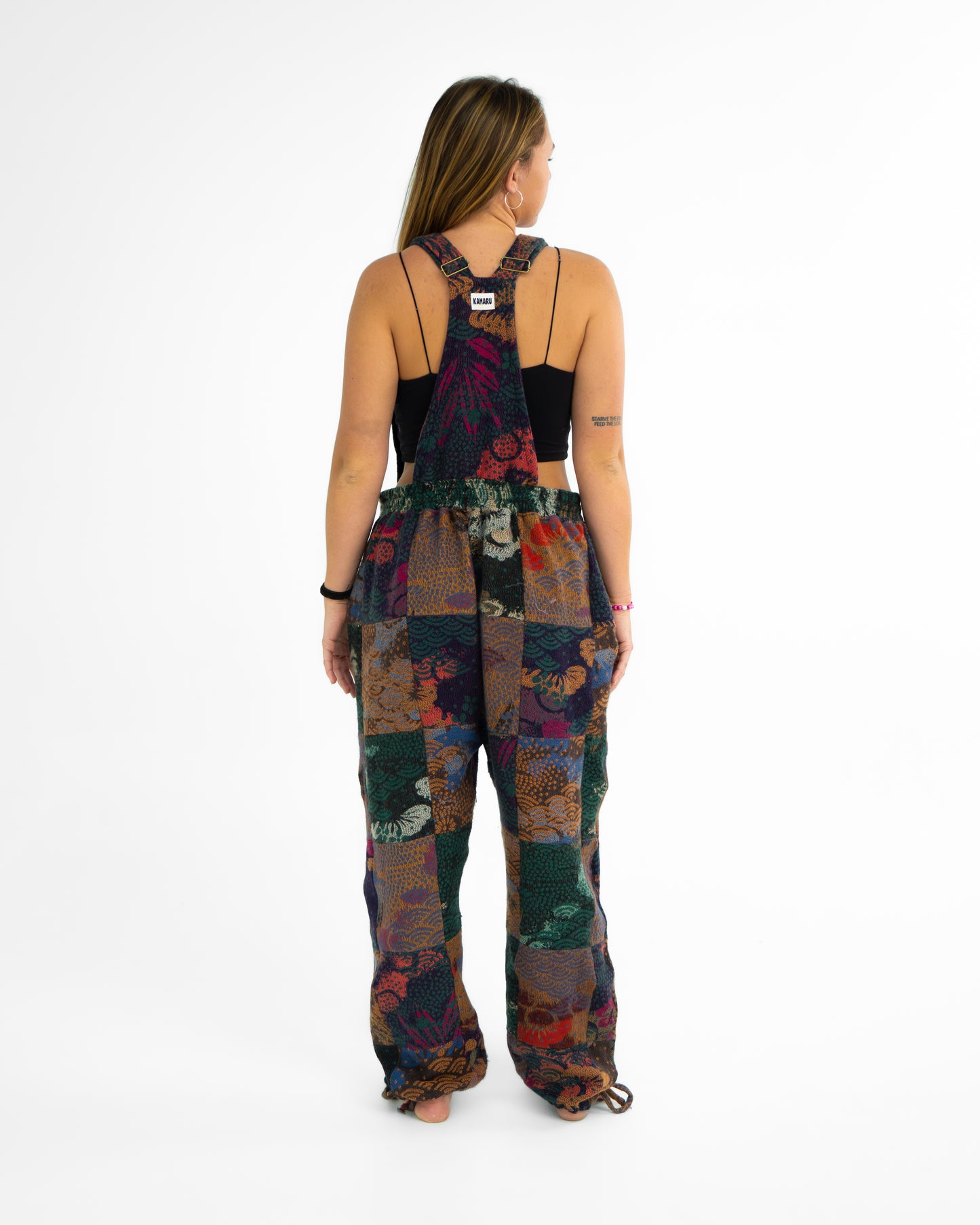 Patchwork Overalls