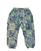 Patchwork Harem Pants