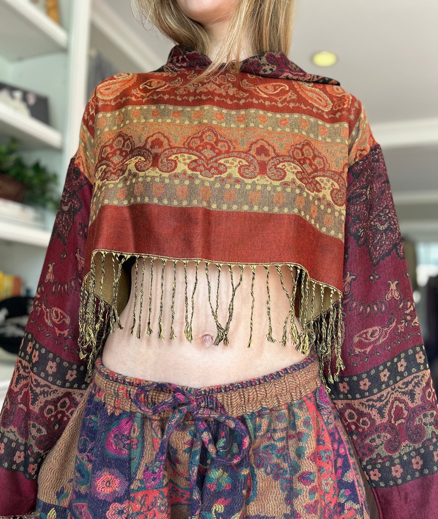 Cropped Pashmina Hoodies