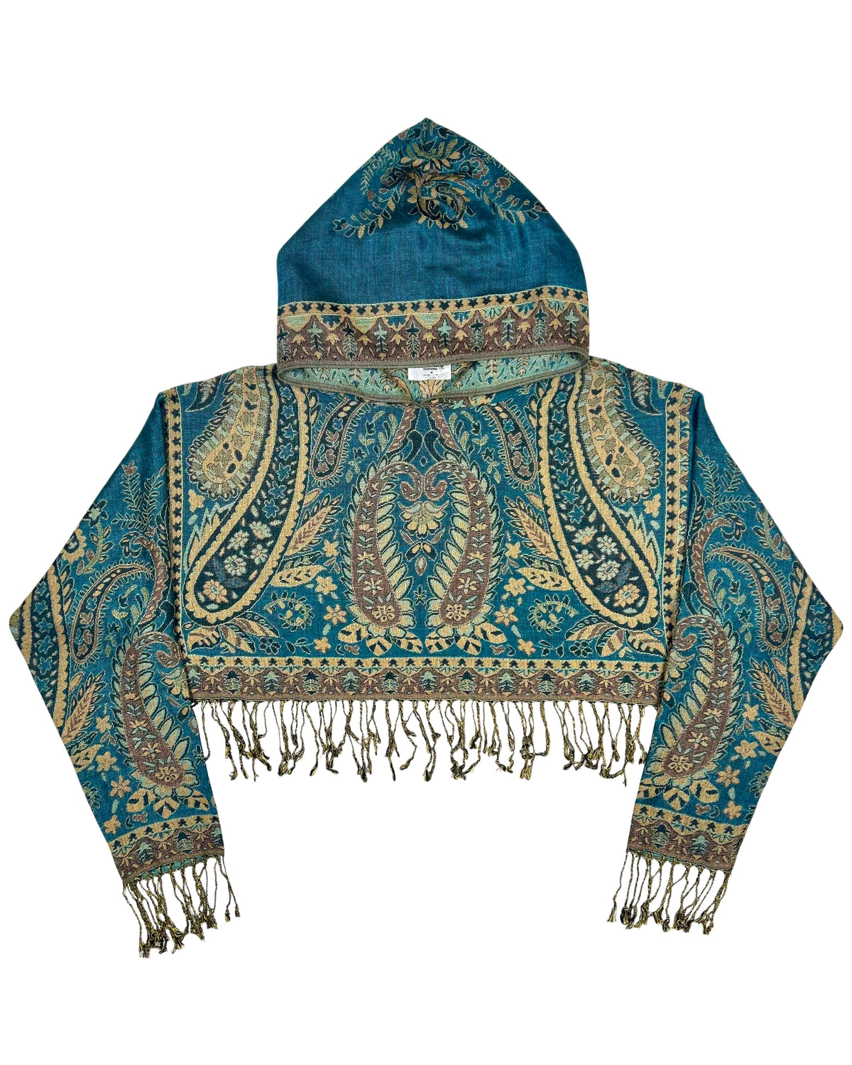Cropped Pashmina Hoodie