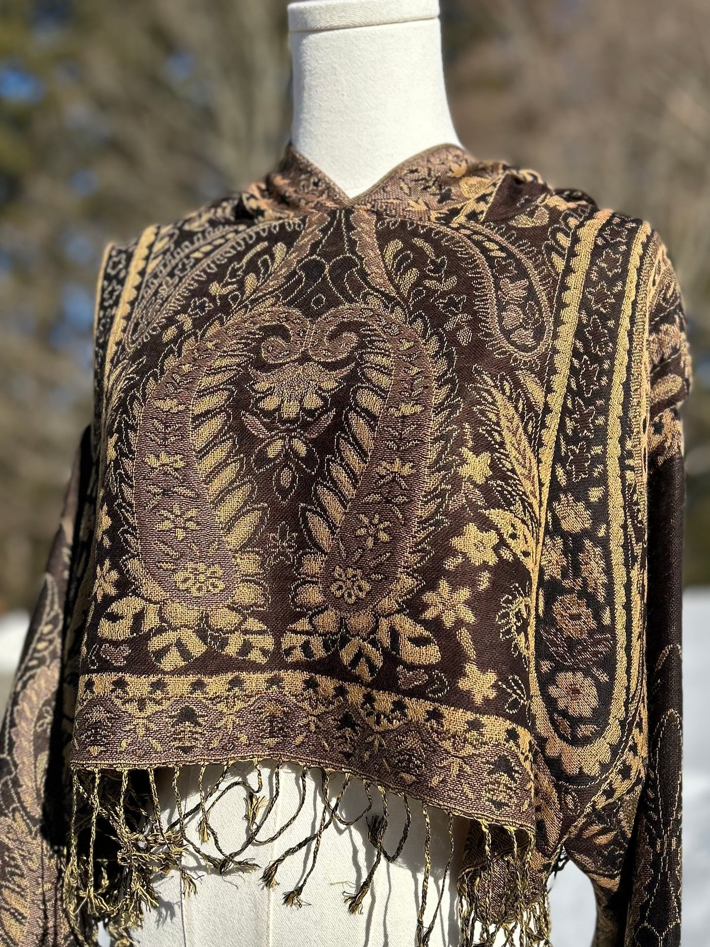 Cropped Pashmina Hoodie