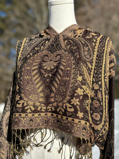 Cropped Pashmina Hoodie