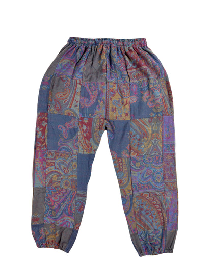 Patchwork Harem Pants