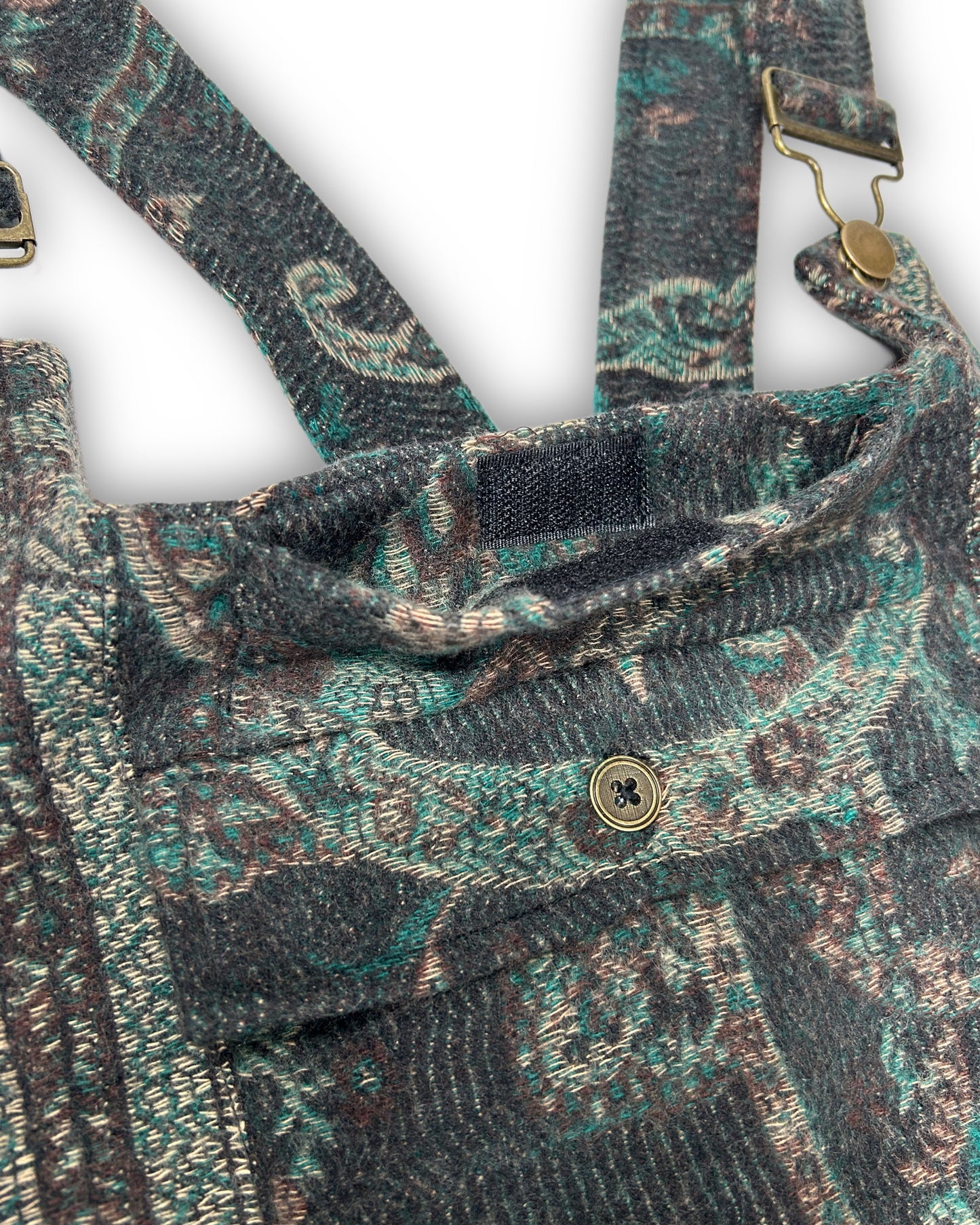 Patchwork Overalls