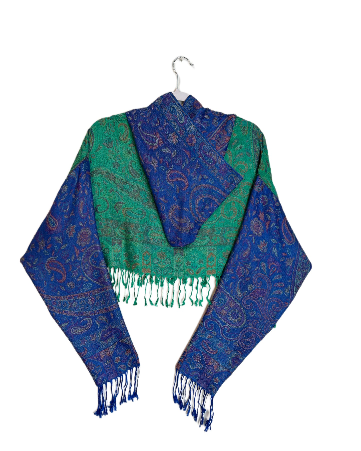 Cropped Pashmina Hoodie