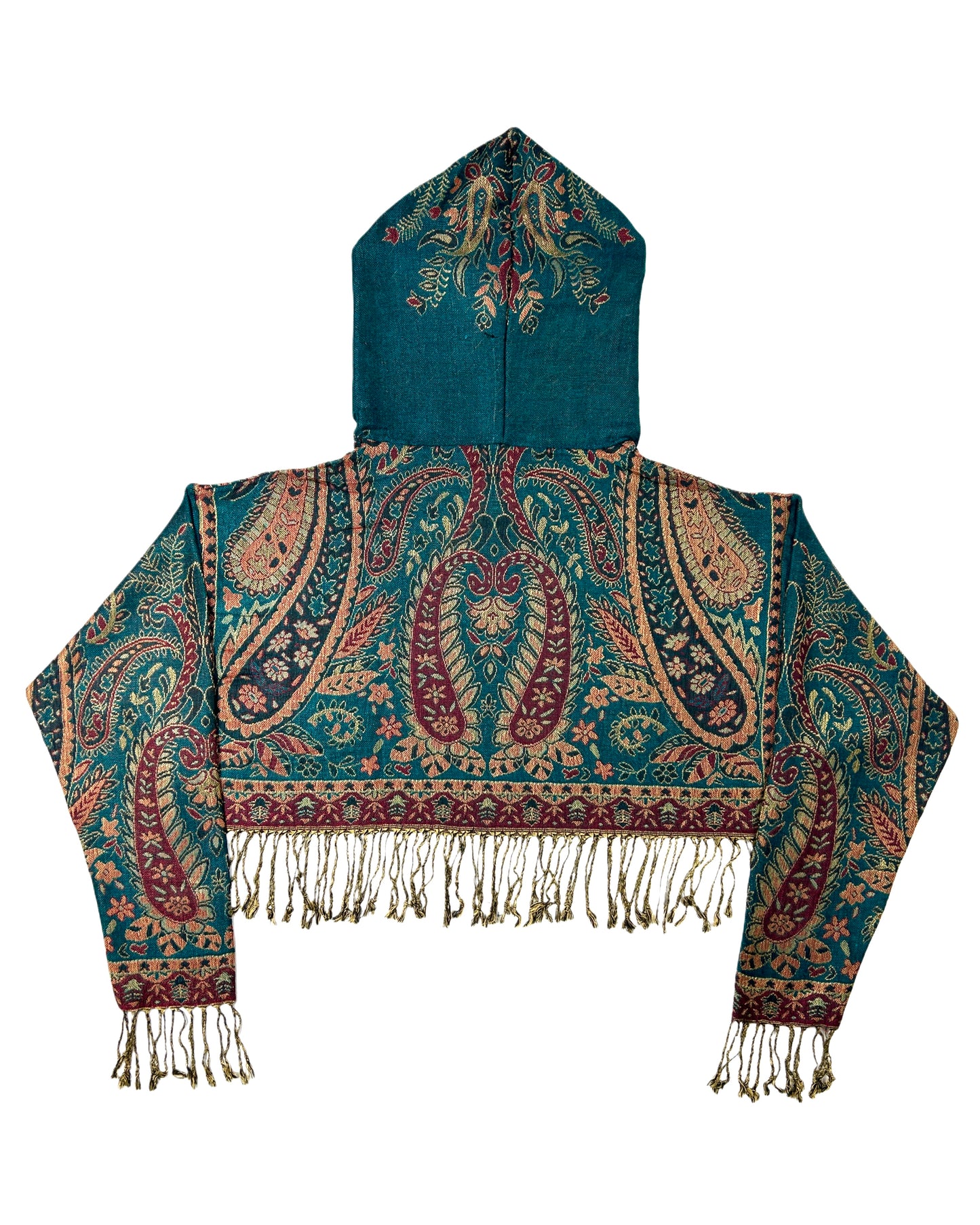 Cropped Pashmina Hoodie