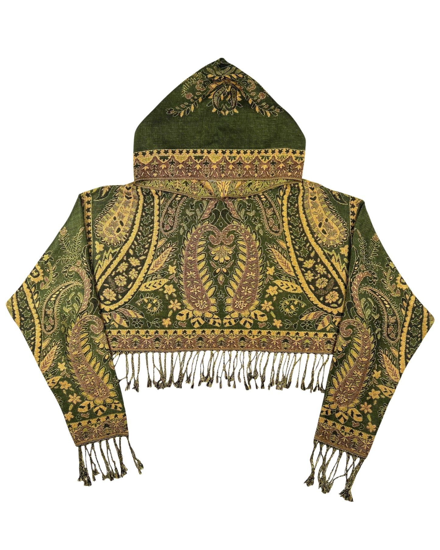 Cropped Pashmina Hoodie