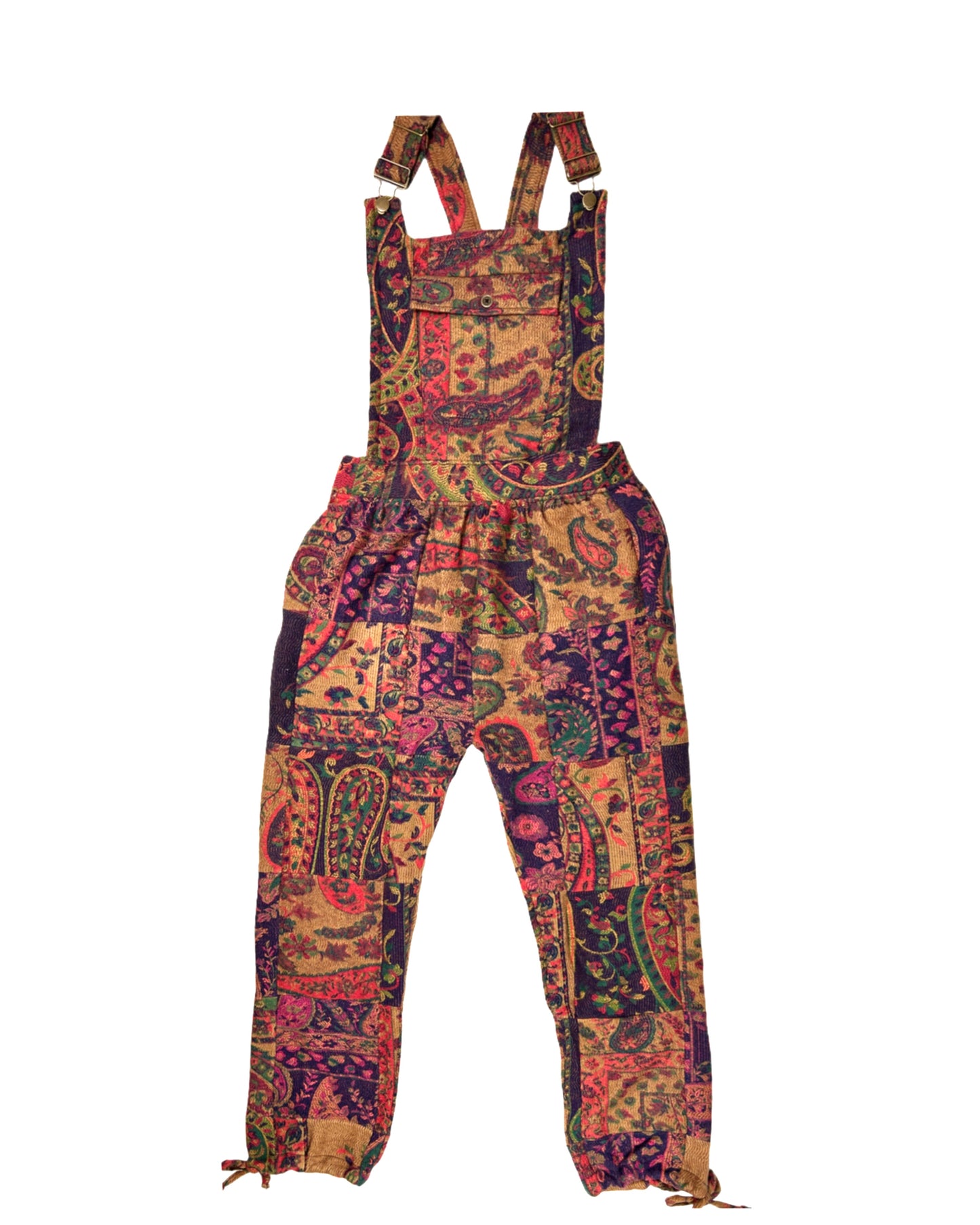 Patchwork Overalls
