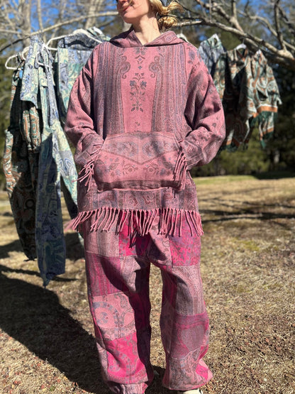 Patchwork Harem Pants