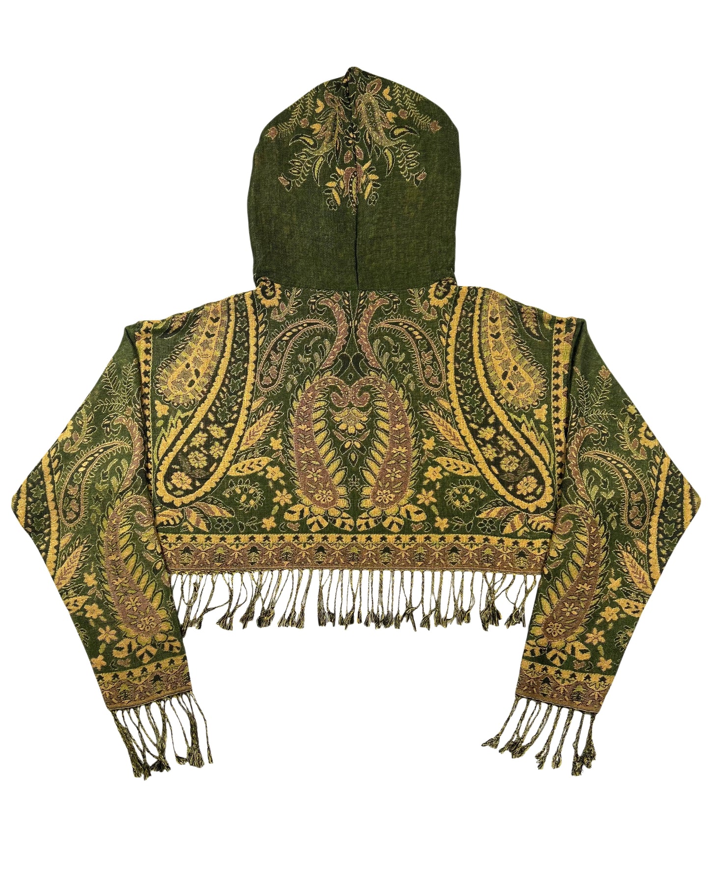 Cropped Pashmina Hoodie