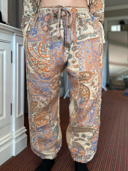 Patchwork Harem Pants