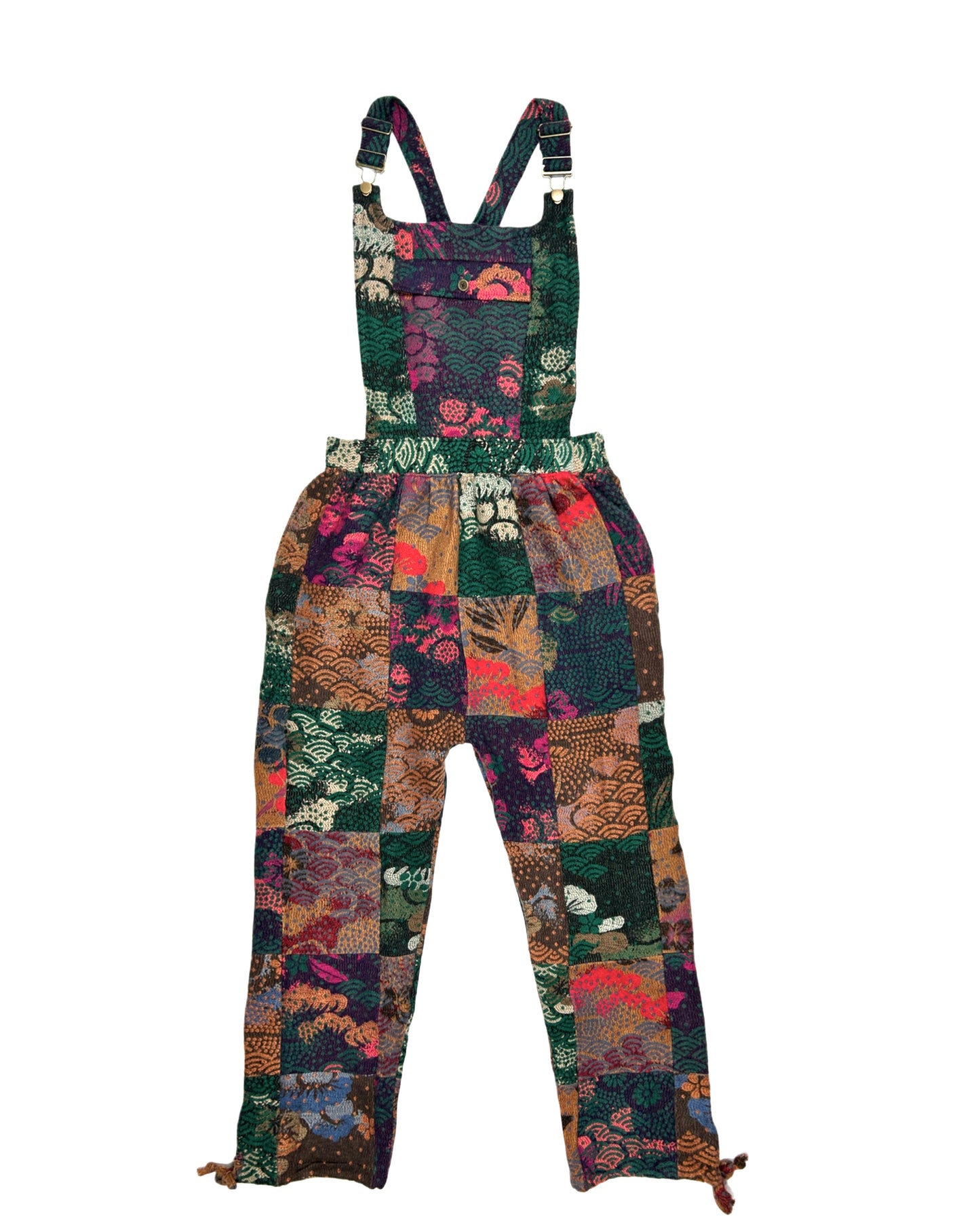Patchwork Overalls