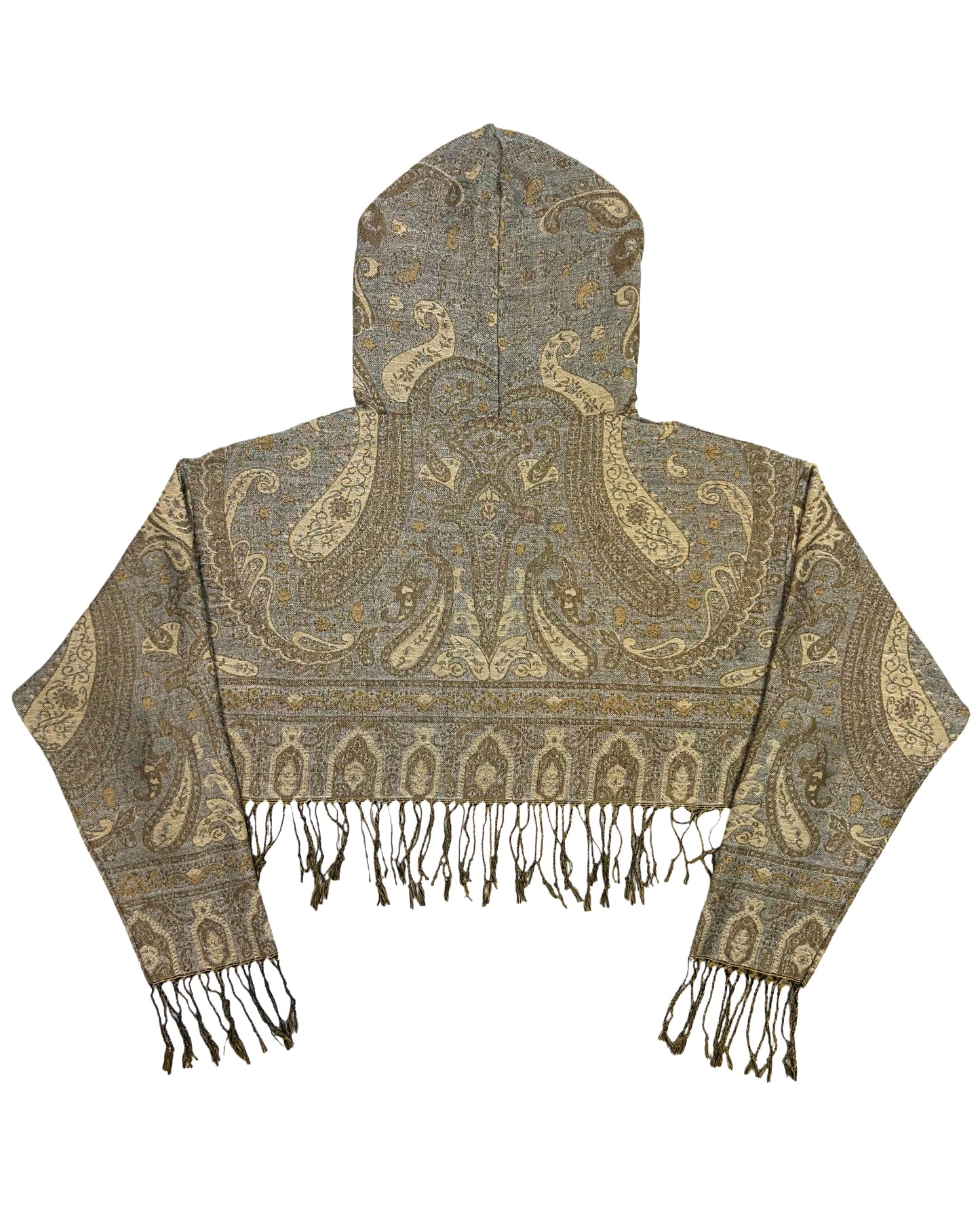 Cropped Pashmina Hoodie