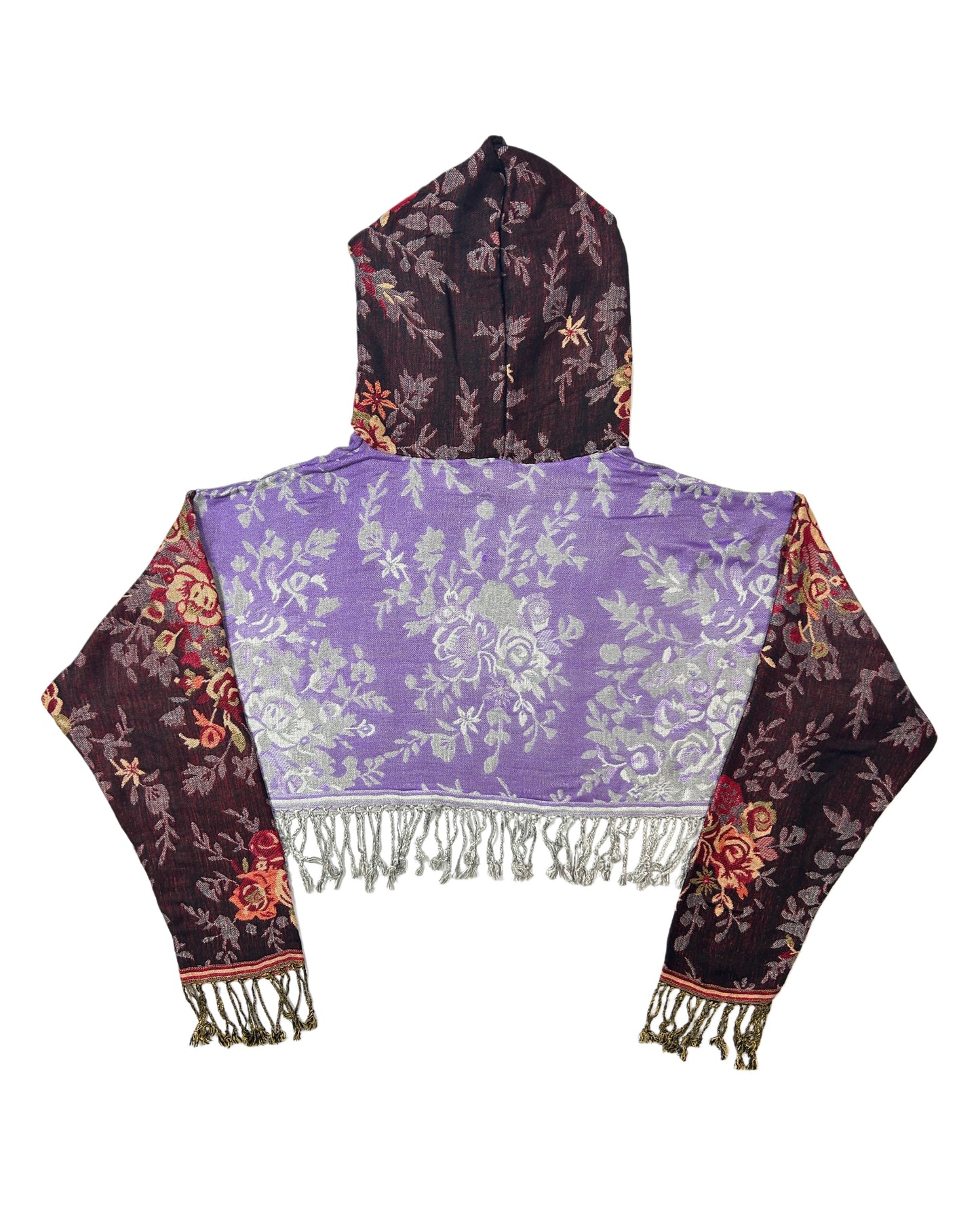 Cropped Pashmina Hoodie