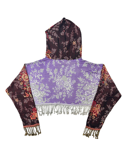 Cropped Pashmina Hoodie