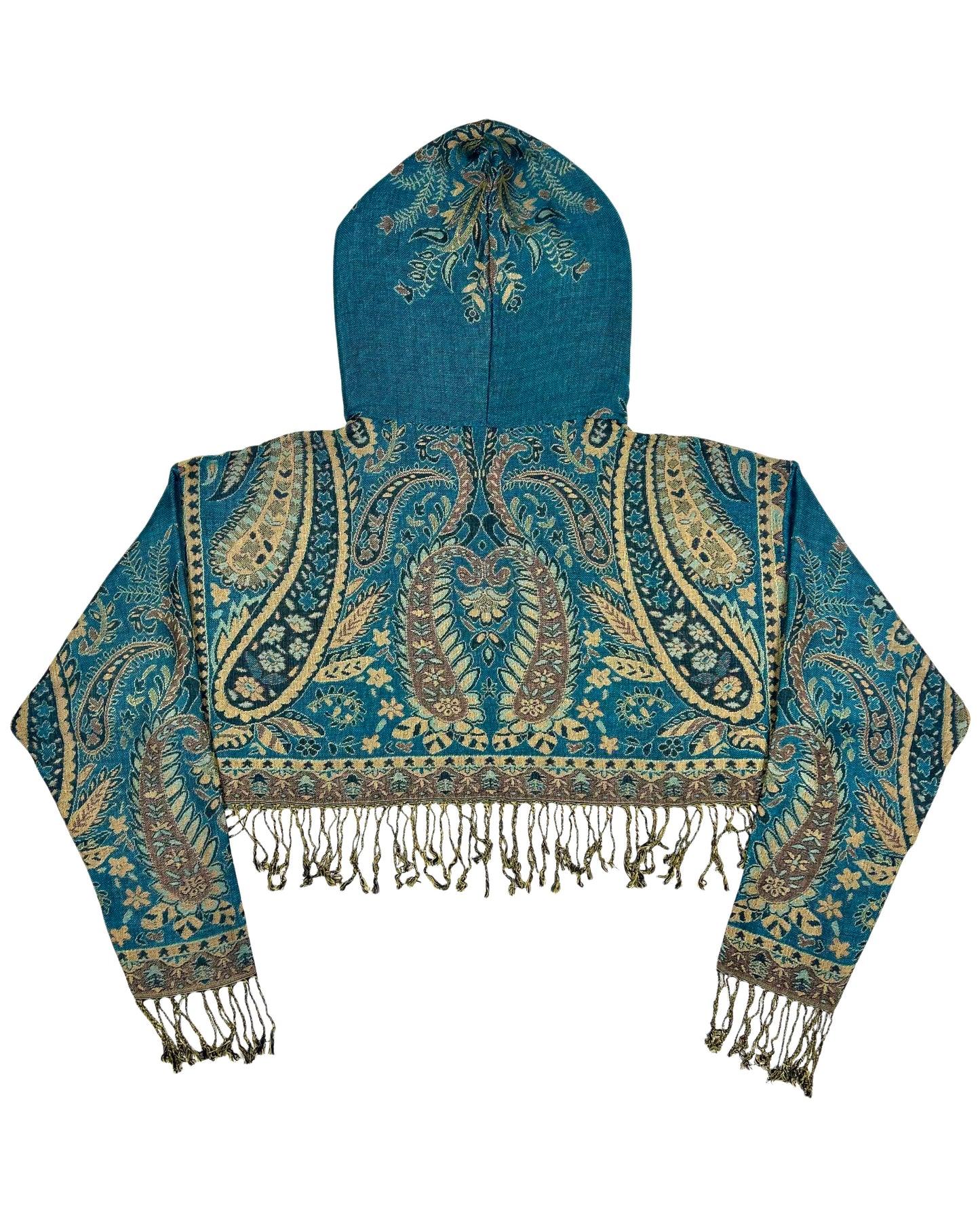 Cropped Pashmina Hoodie