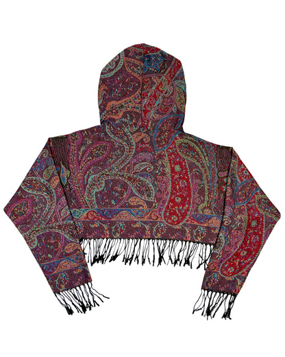 Cropped Pashmina Hoodie