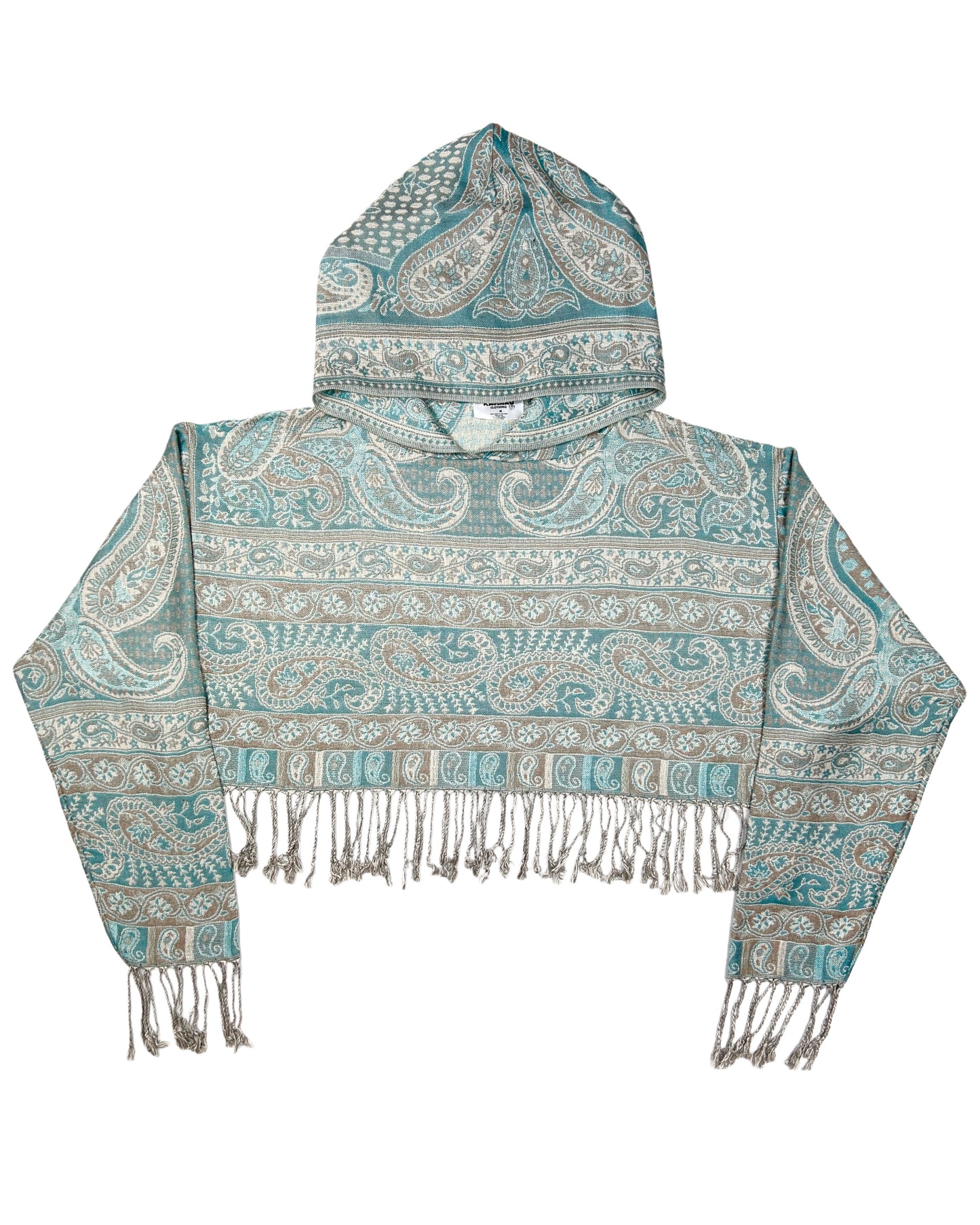 Cropped Pashmina Hoodie