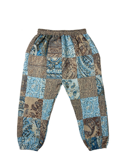 Patchwork Harem Pants