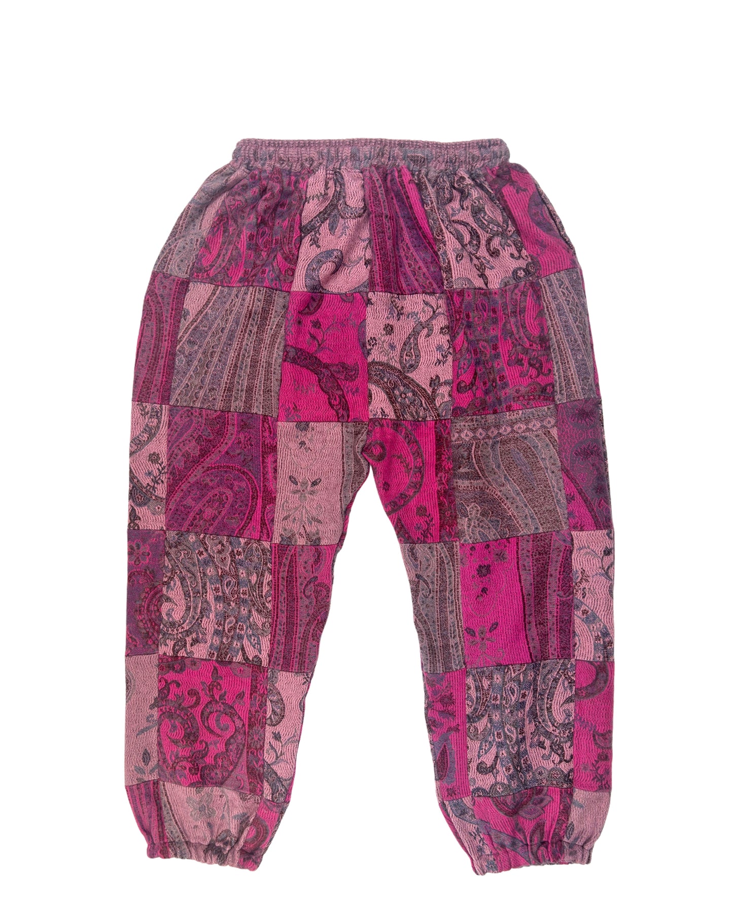 Patchwork Harem Pants