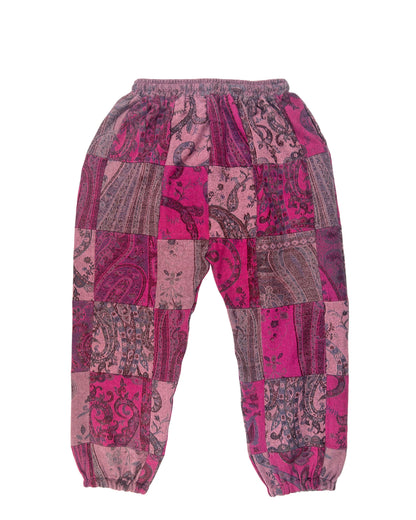 Patchwork Harem Pants