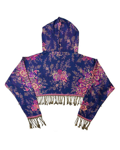 Cropped Pashmina Hoodie