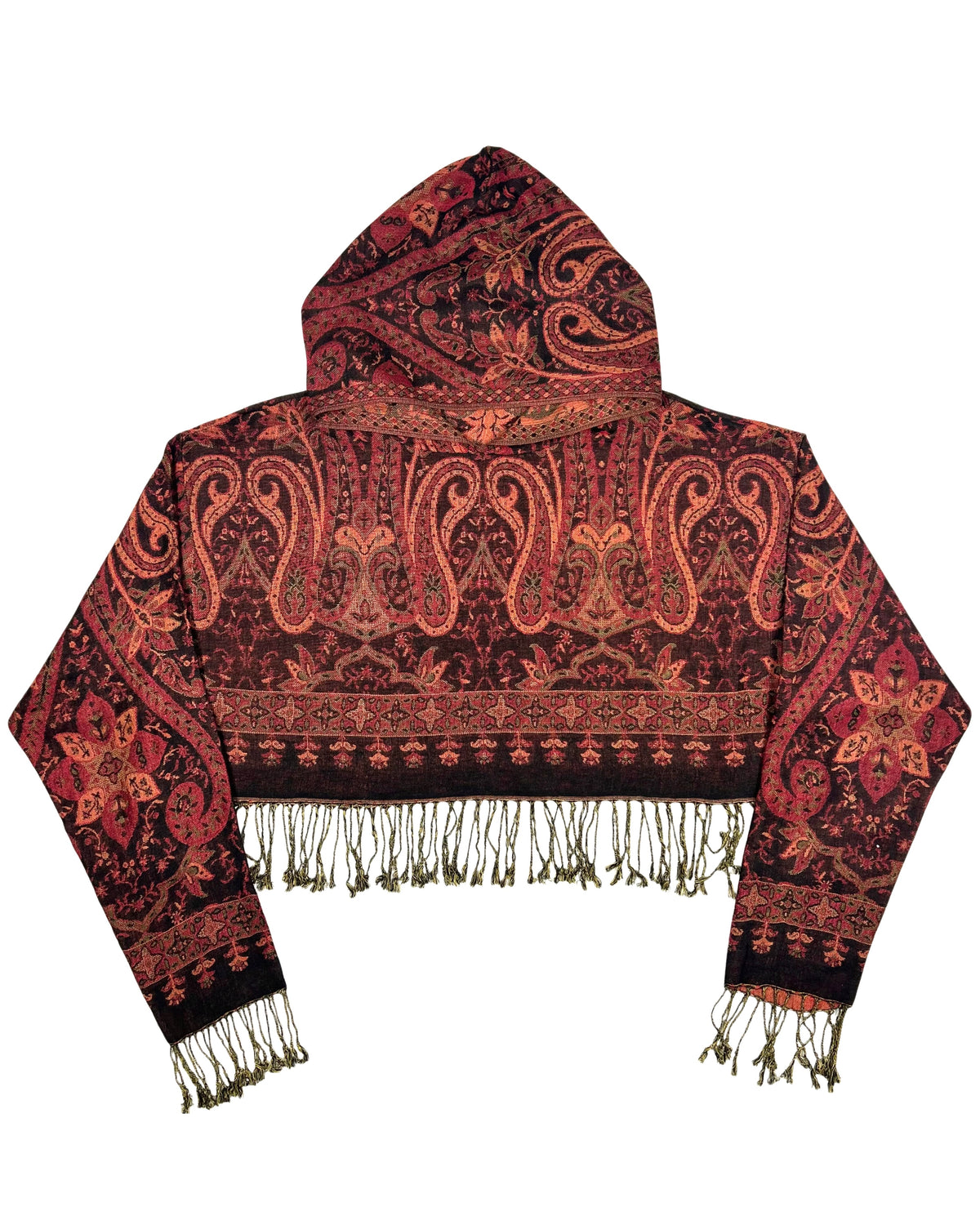 Cropped Pashmina Hoodie