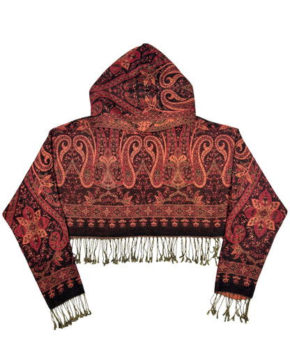 Cropped Pashmina Hoodie