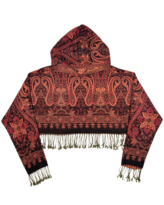 Cropped Pashmina Hoodie