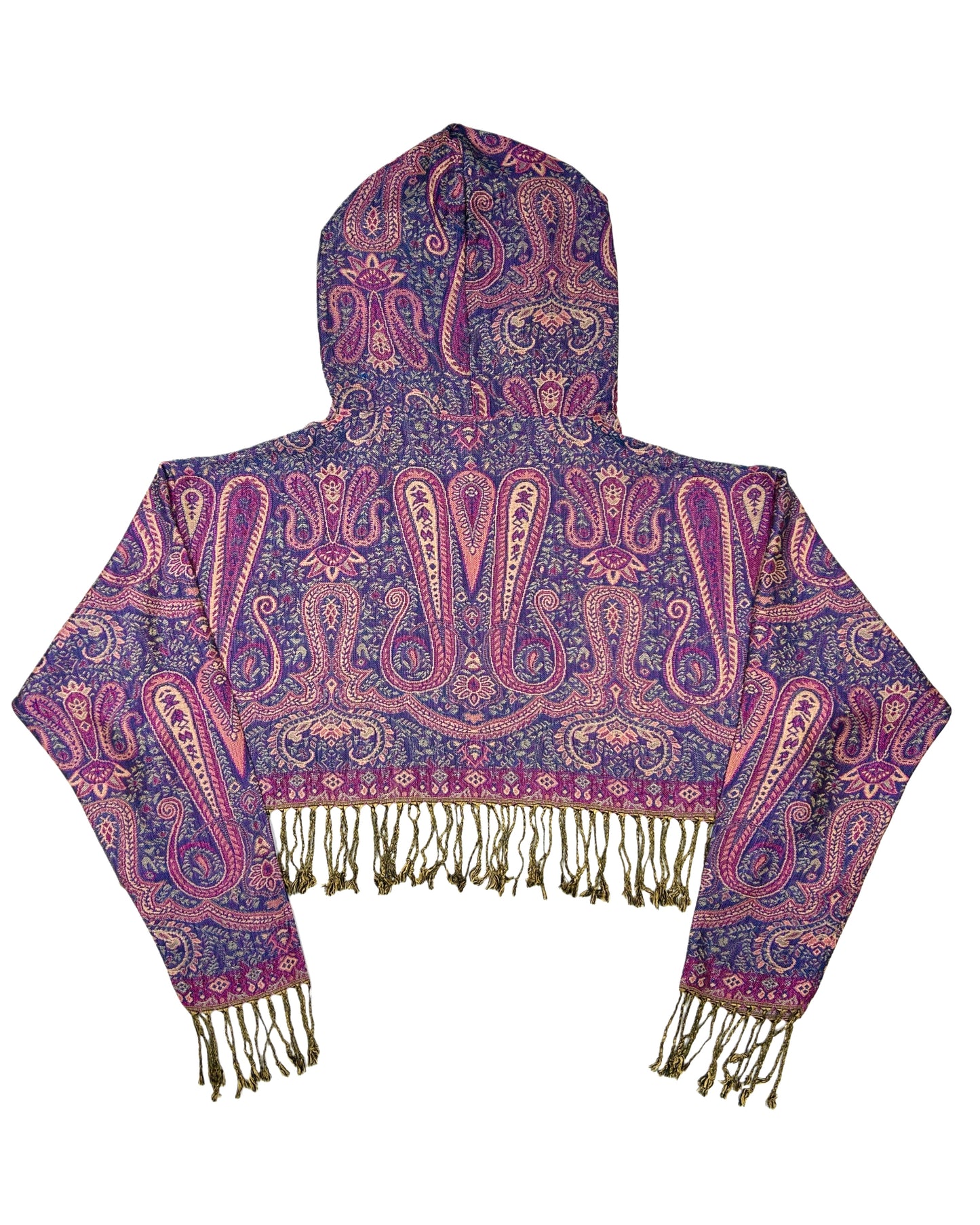 Cropped Pashmina Hoodie