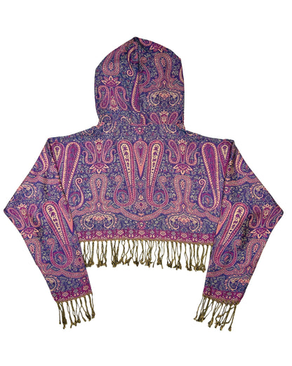 Cropped Pashmina Hoodie