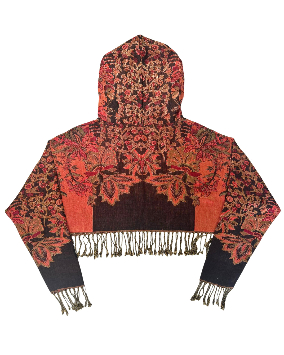 Cropped Pashmina Hoodie