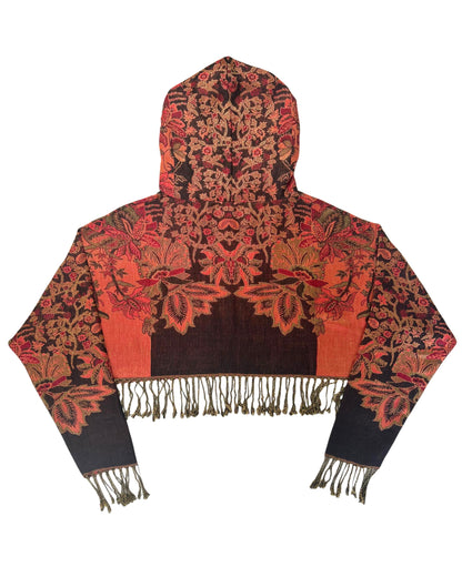 Cropped Pashmina Hoodie