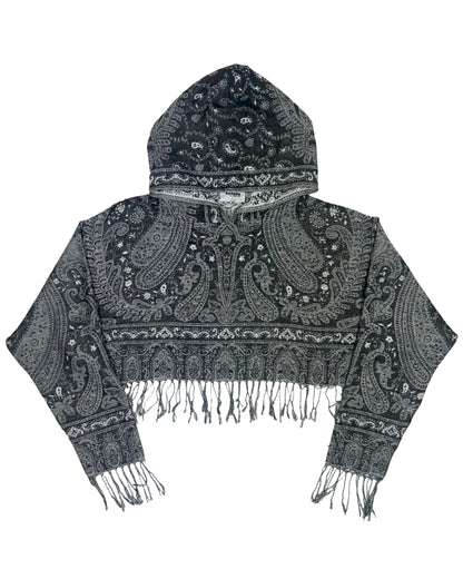 Cropped Pashmina Hoodie