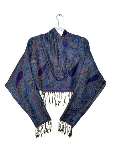 Cropped Pashmina Hoodie