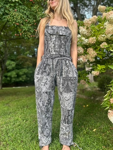 Patchwork Overalls