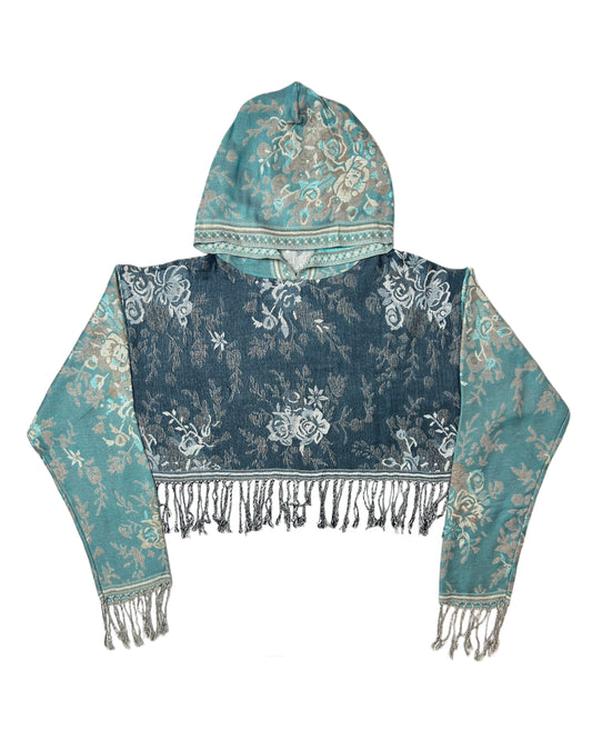 Cropped Pashmina Hoodie